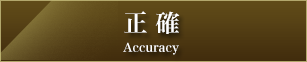 正確 Accuracy